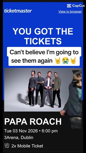 papa roach live in Dublin cmonnnn 🤘🤘🤘 #paparoach #rock #concert #dublin #live