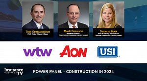 What will happen in the construction insurance market in 2024?