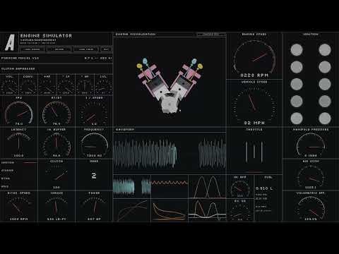 Engine Sim - Porsche M80.01 V10 (Carrera GT)