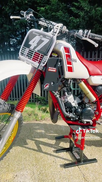 1983 YZ 125 🔥💨 FOR SALE ‼️‼️ #roadandtrials#GenshinImpact34 #bikelife#yamaha#yamahayz#yz125 #FlexEveryAngle#retro#motocrosslife