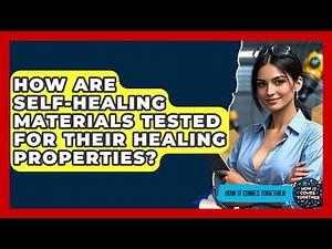 How Are Self-healing Materials Tested For Their Healing Properties? - How It Comes Together