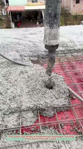 Mud Slurry Pouring | Construction Basics