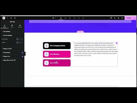 Tabs Widget for Elementor | Easy Elements