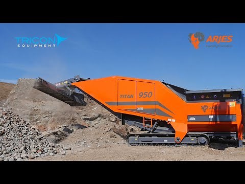 ARJES Titan 950 Heavy Duty Mobile Shredder | Available at Tricon Equipment