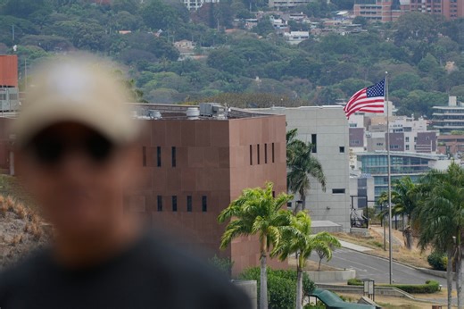 American flag raised at US embassy in Venezuela for the 1st time since 2019