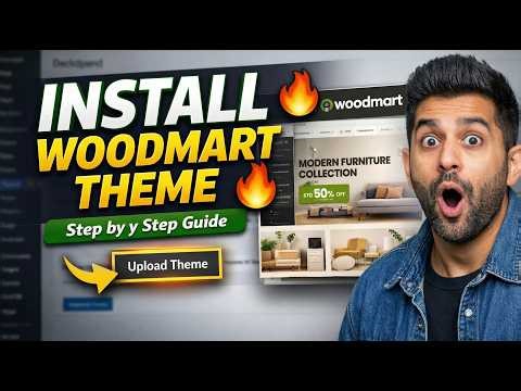 How to Install Woodmart Theme and Import Demo Content | install Woodmart Theme