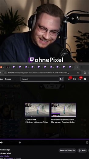 HE'S CLIP FARMING #ohnepixel #csgo #cs2 #counterstrike