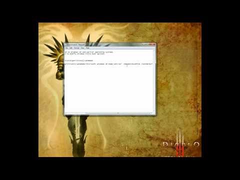 Editing boot ini file
