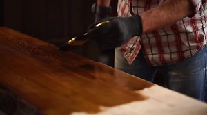 Natural Walnut Coffee Table & Ottoman Set – SFC Design Fabric, Water-based Varnish, Child-safe, Handmade Modern Living Room Furniture - Etsy Canada