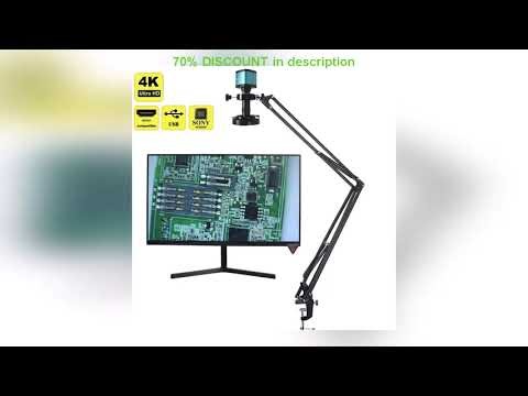 A must-have product! G1200 7-Inch Digital Microscope 1200x Continuous Zoom HD 12MP Industry Micros