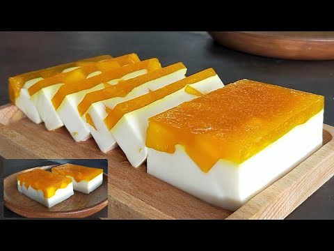 MANGO JELLY RECIPE WITH GELATIN | EASY MANGO JELLY | MANGO PUDDING RECIPE WITH GELATIN