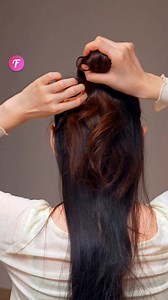 24K views · 36 reactions | Tutoriel de chignon facile pour cheveux longs | Fabiosa France | Facebook