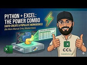 Automate Excel Reports with Python | OpenPyXL Step-by-Step TutorialCreateXL with Python
