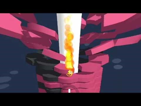 Stack Smash - Gameplay || Ball Change In Fire Looking Very Satisfying and Relaxing