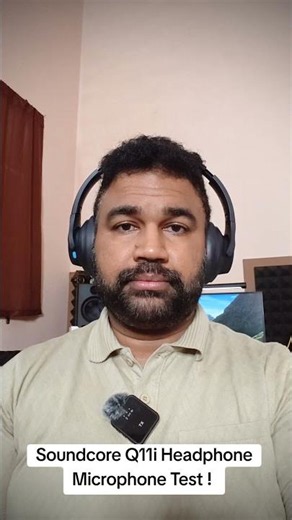 Soundcore Q11i Headphone Microphone Test ! #soundcore #soundcoregoforgold #soundcoreq11i #headphones
