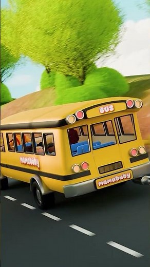 The Wheels on the Bus | Sing Along | MamaBaby Nursery Rhyme for Kids