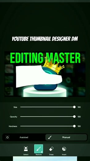 Professional Editing in Alight Motion | DM to YouTube thumbnail designer hiring #shorts #thumbnail