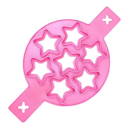 CHOK Flip Cooker Pancakes Mold - Silicone Pancake Molds 7 Circles Reusable Non Stick Egg Mold Ring Pancake Maker Heart Shaped Round Star Pancake Mold - Walmart.ca