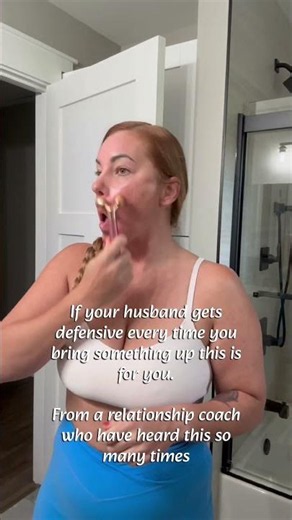 If your husband gets defensive every time you bring something up this for you