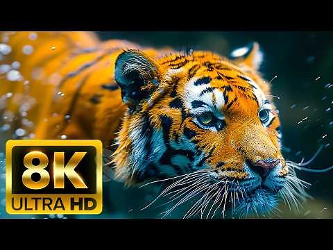 AMAZING ANIMAL COLLECTION - 8K (60FPS) HDR - With Nature Sounds (Colorfully Dynamic)