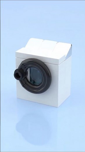 LEGO Micro Washing Machine?! Spin Your Way to Tiny Cleanliness! 🧺✨