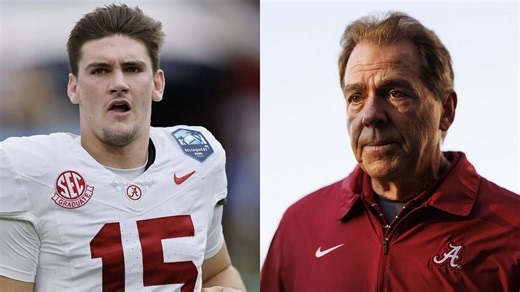 Nick Saban takes a clear stance on if he's backing Ty Simpson in Alabama