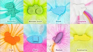 Watch bath bombs for happy parent-child bath time on Amazon Live