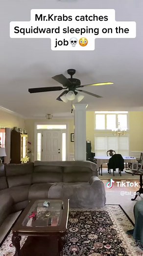 Squidward Gets Caught Sleeping on the Job! 😂