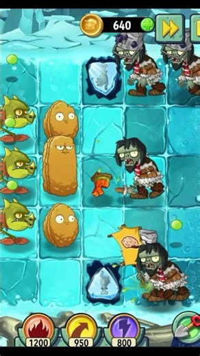 Frostbite Caves Begins! 🧟‍♀️❄️ #shorts #PVZ2 #FrostbiteCaves #Gameplay #Gaming #viral
