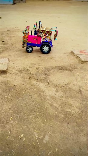 Homemade Tractor Toy Craft for Kids