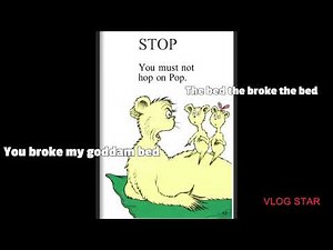 Angry Grandpa hop on pop Dr. Seuss version
