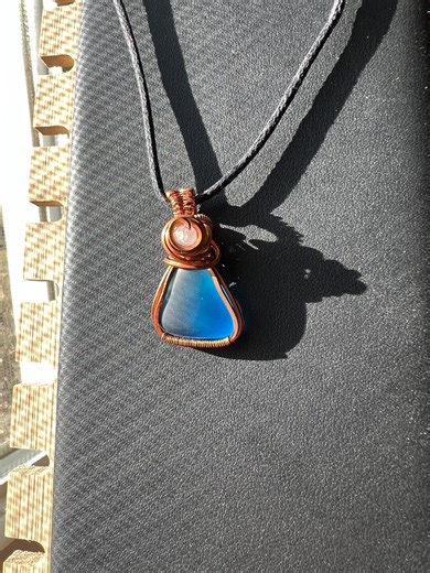 Copper Wire Pendant - Etsy