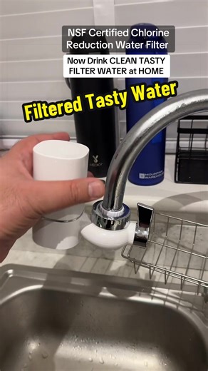NSF Certified Chlorine Reduction Water Filter for Your Tap