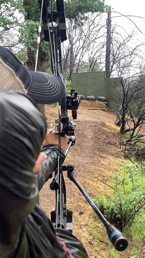 We had all the long targets today in the rain… that was fun! 🤦🏼‍♀️ #redding #archery #bow #arrow #targetarchery #rain #outdoors | Paige Pearce