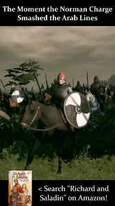 The Moment the Crusader Charge Smashed the Muslim Lines - #crusades #medievalhistory #medievalknights #knights #battle #sicily #normans | Real Crusades History