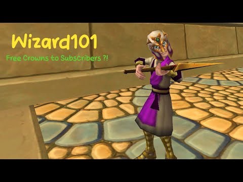 Giving Away Crowns at 600 Subscribers #Wizard101 #RoadTo600