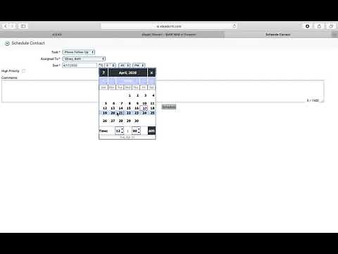 How to add a task in Elead CRM