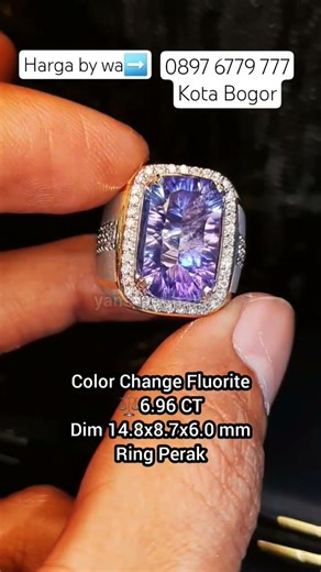 Natural Batu Color Change Fluorite Mantap 🥳🥳🥳