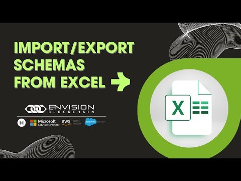 Importing and Exporting Schemas with Excel