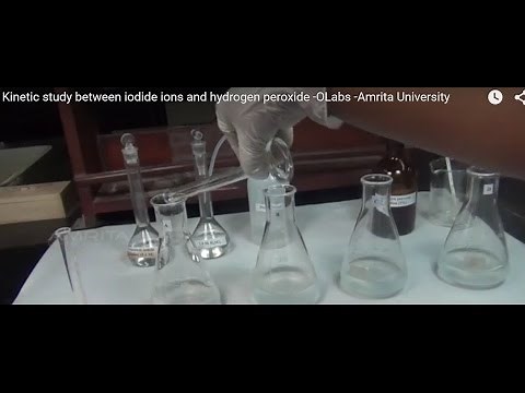 Kinetics Study on the Reaction between Iodide Ions and Hydrogen Peroxide - MeitY OLabs