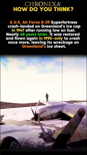 The B-29 That Crashed Twice—48 Years Apart #shorts #history