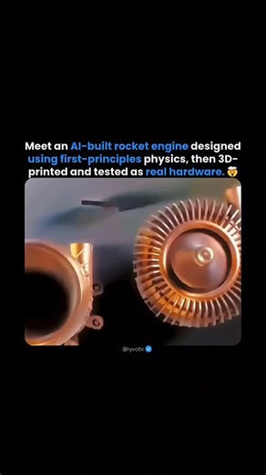 Sg Techie | Innovator | Creator | Al-Built Rocket Engine Shocks Aerospace 🚀🤯 AI-Built Rocket Engine Uses First-Principles Physics + 3D Printing to Redefine Aerospace... | Instagram