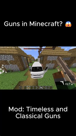 “Minecraft… but I added GUNS.” 😱