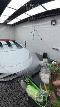 Deep Cleaning a Lamborghini Huracán | POV😍 #acperformance #detailing #ytshorts #lamborghini