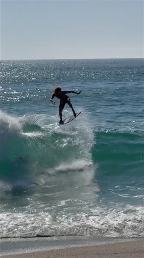 Skimboarding shiny waves!