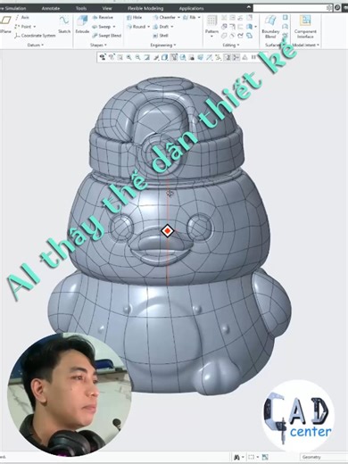 AI như này thì chúng ta sắp thất nghiệp rồi. - AI đang dần thây thế kỹ sư thiết kế #creo #thietkecokhi #3d #model