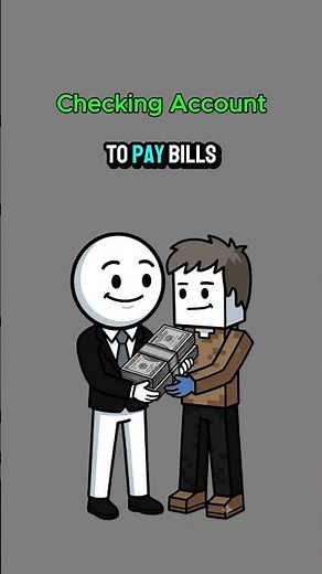 Savings Account vs Checking Account #short #finance
