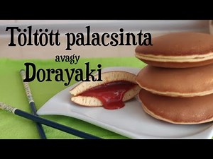 KÜLÖNLEGES TÖLTÖTT PALACSINTA japán módra - DORAYAKI 🥞