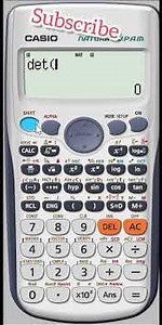 How to find the determinant of square matrix by Calculator