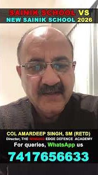 Sainik School vs New Sainik School in 2026 | SS vs NSS